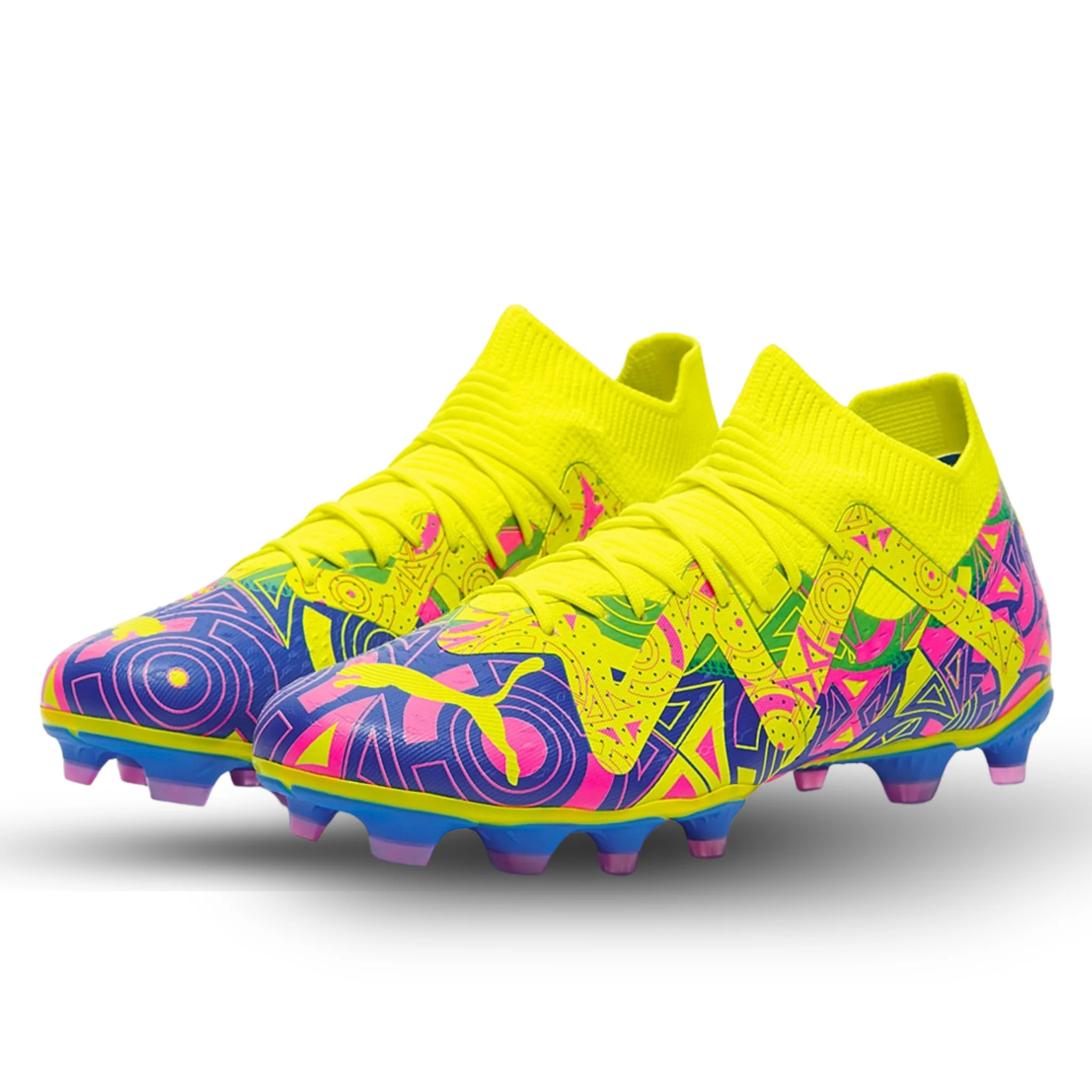 Puma Future Match Energy FG/AG Soccer Cleats (Ultra Blue/Yellow Alert) - Image 3