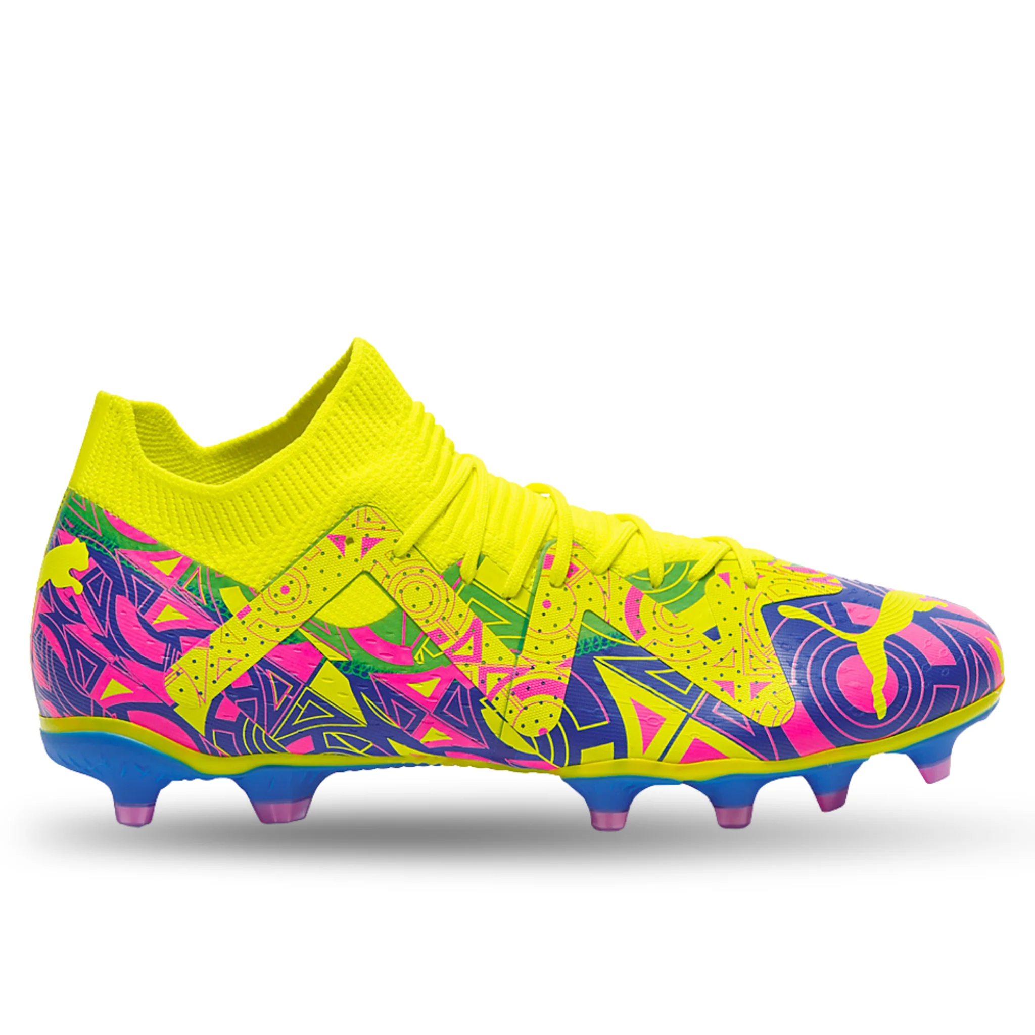 Puma Future Match Energy FG/AG Soccer Cleats (Ultra Blue/Yellow Alert) - Image 5