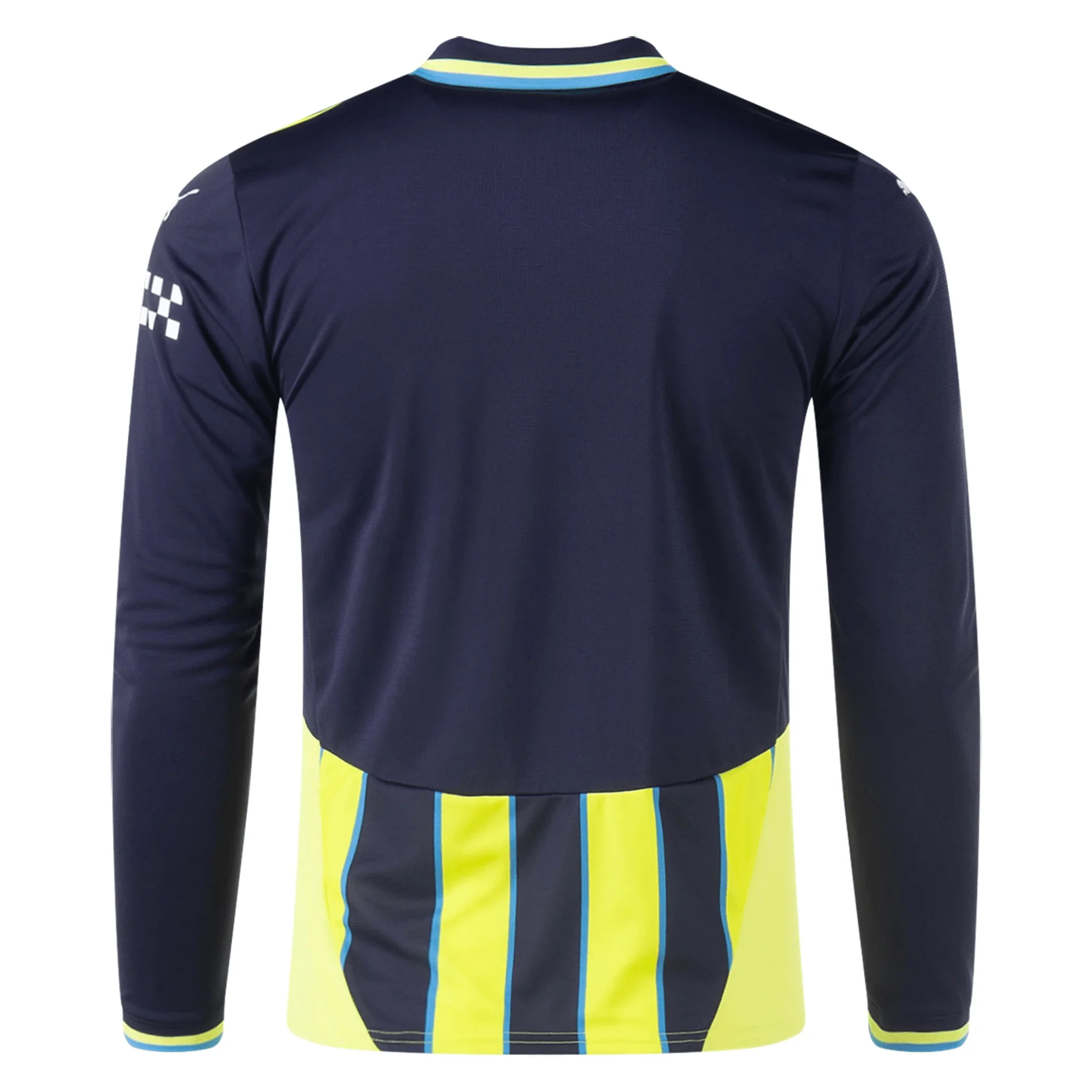Puma Manchester City Long Sleeve Away Jersey 24/25 (New Navy/Yellow Glow) - Image 2