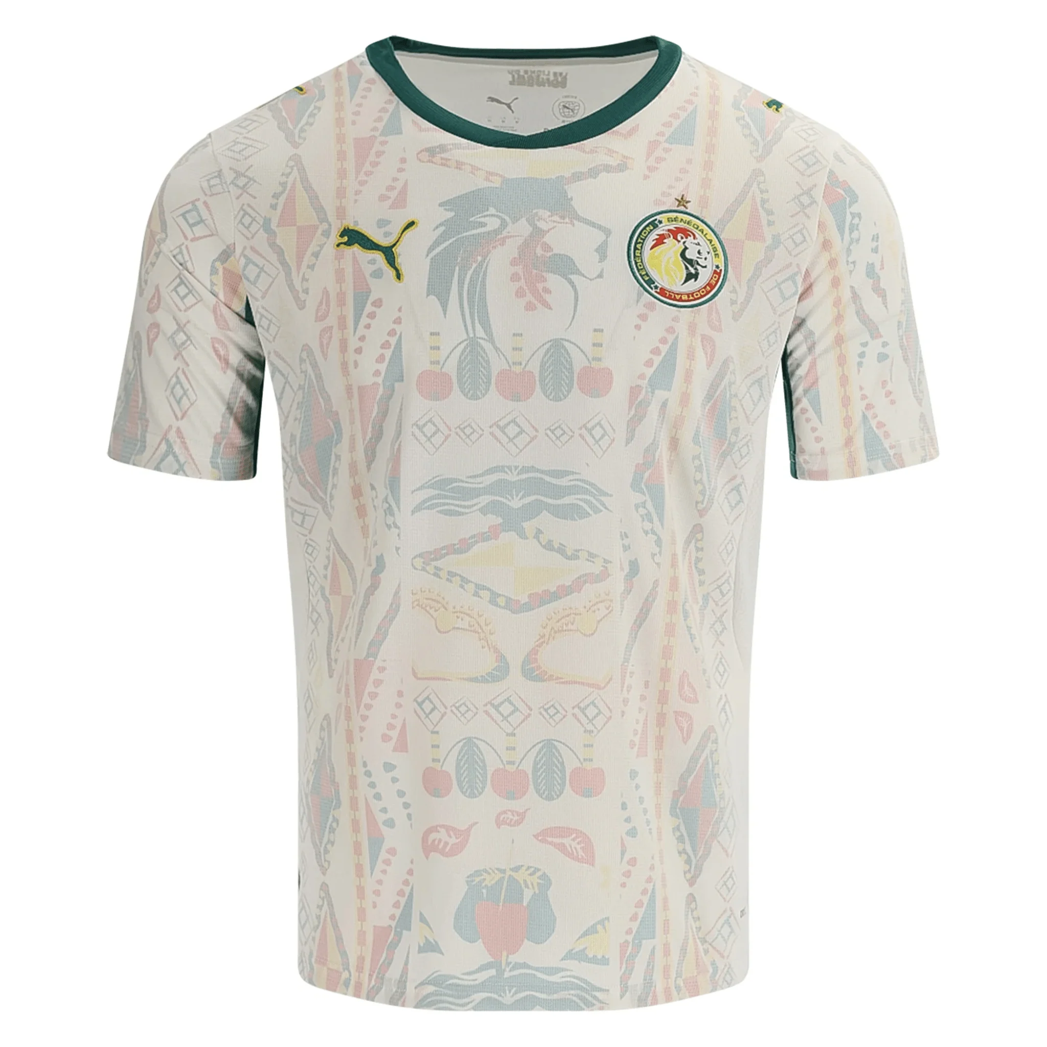 Puma Mens Senegal 2026 Home Stadium Jersey (White/Green)