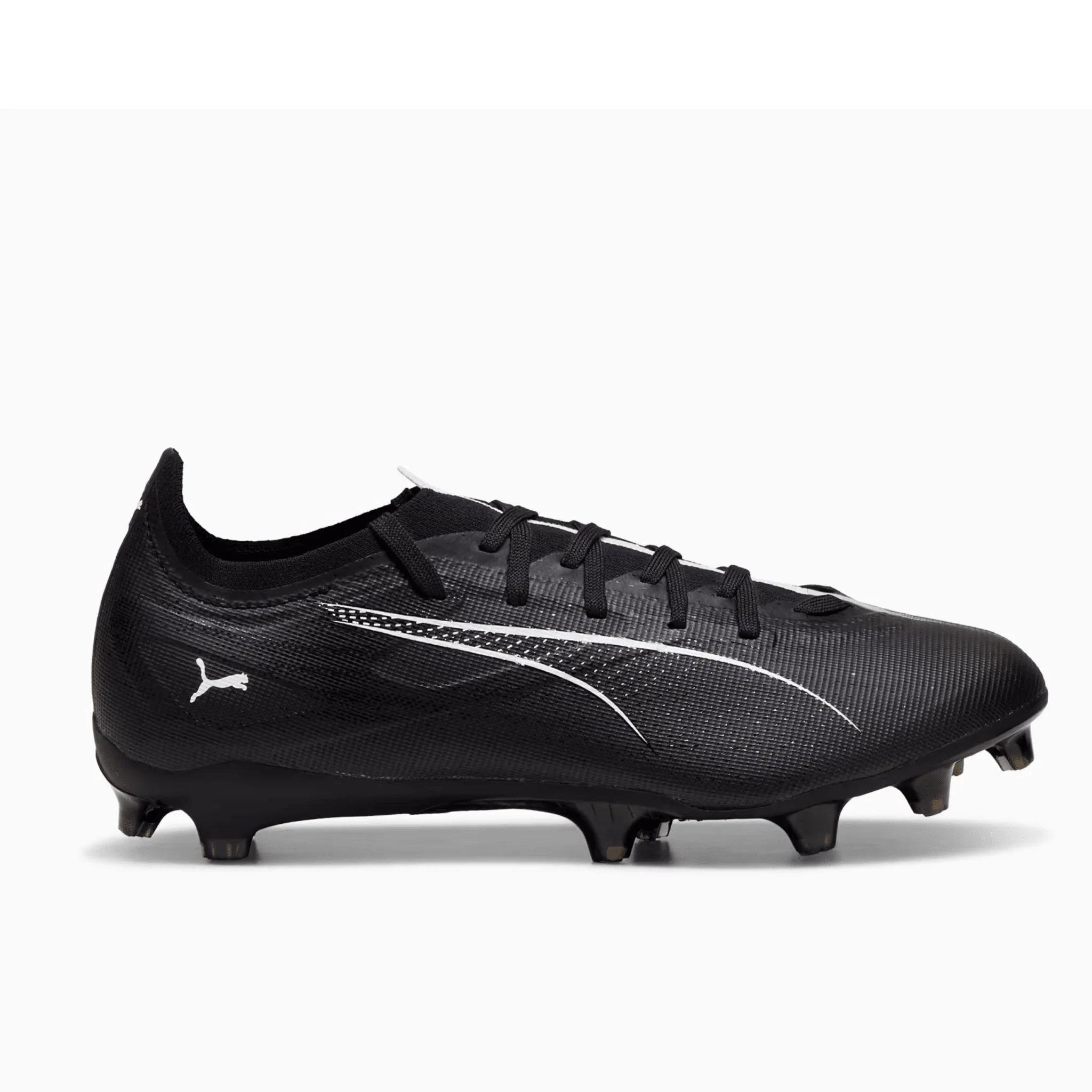 Puma Ultra 5 Match FG/AG Soccer Cleats (Puma Black/Puma White) - Image 3