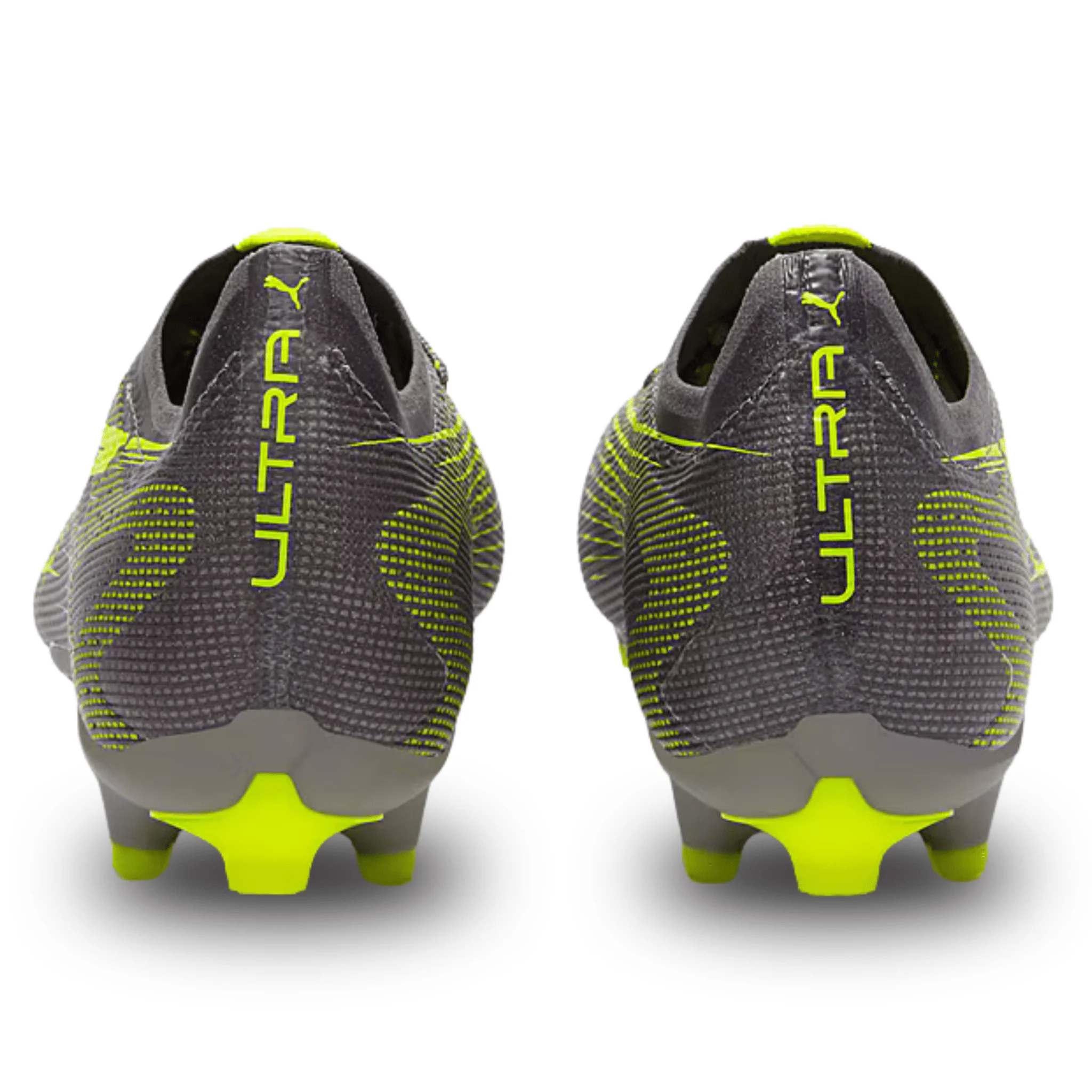 Puma Ultra 5 Pro FG/AG Soccer Cleats (Matte Aged Silver-Yellow Alert-Sun Struck) - Image 4