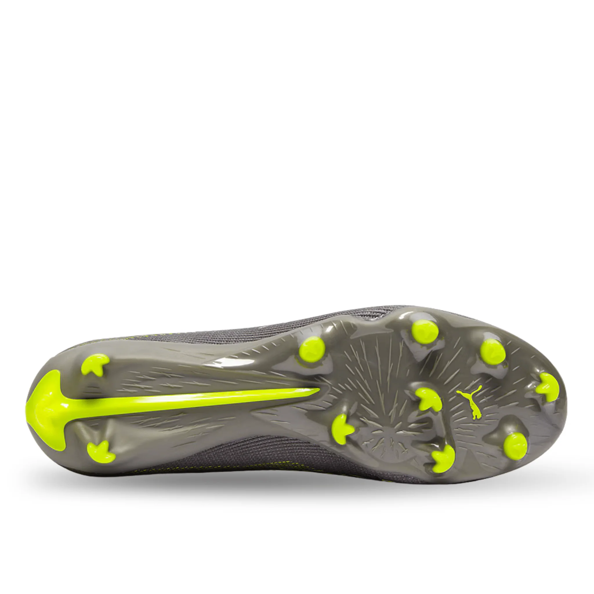 Puma Ultra 5 Pro FG/AG Soccer Cleats (Matte Aged Silver-Yellow Alert-Sun Struck) - Image 5