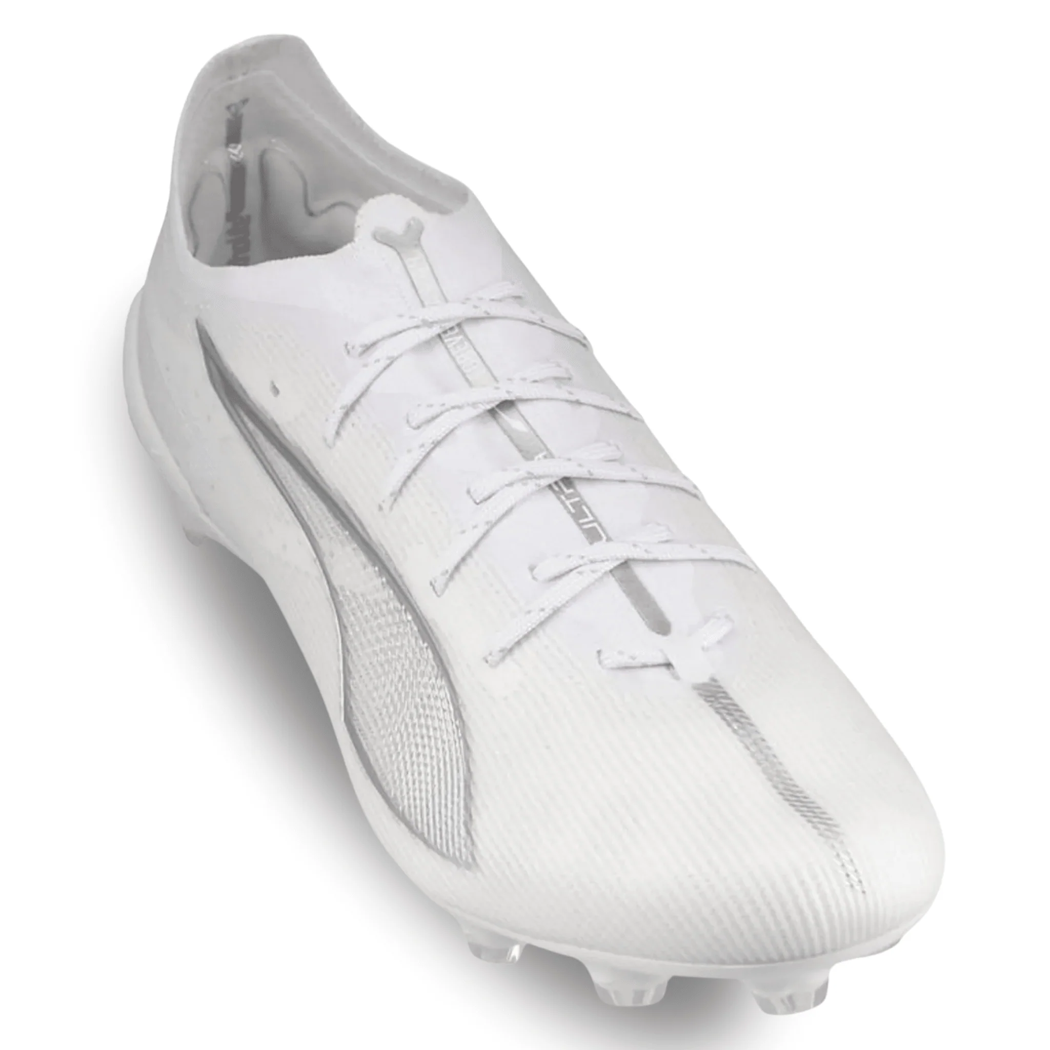 Puma Ultra 5 Ultimate FG Soccer Cleats (Puma White/Puma Silver) - Image 3