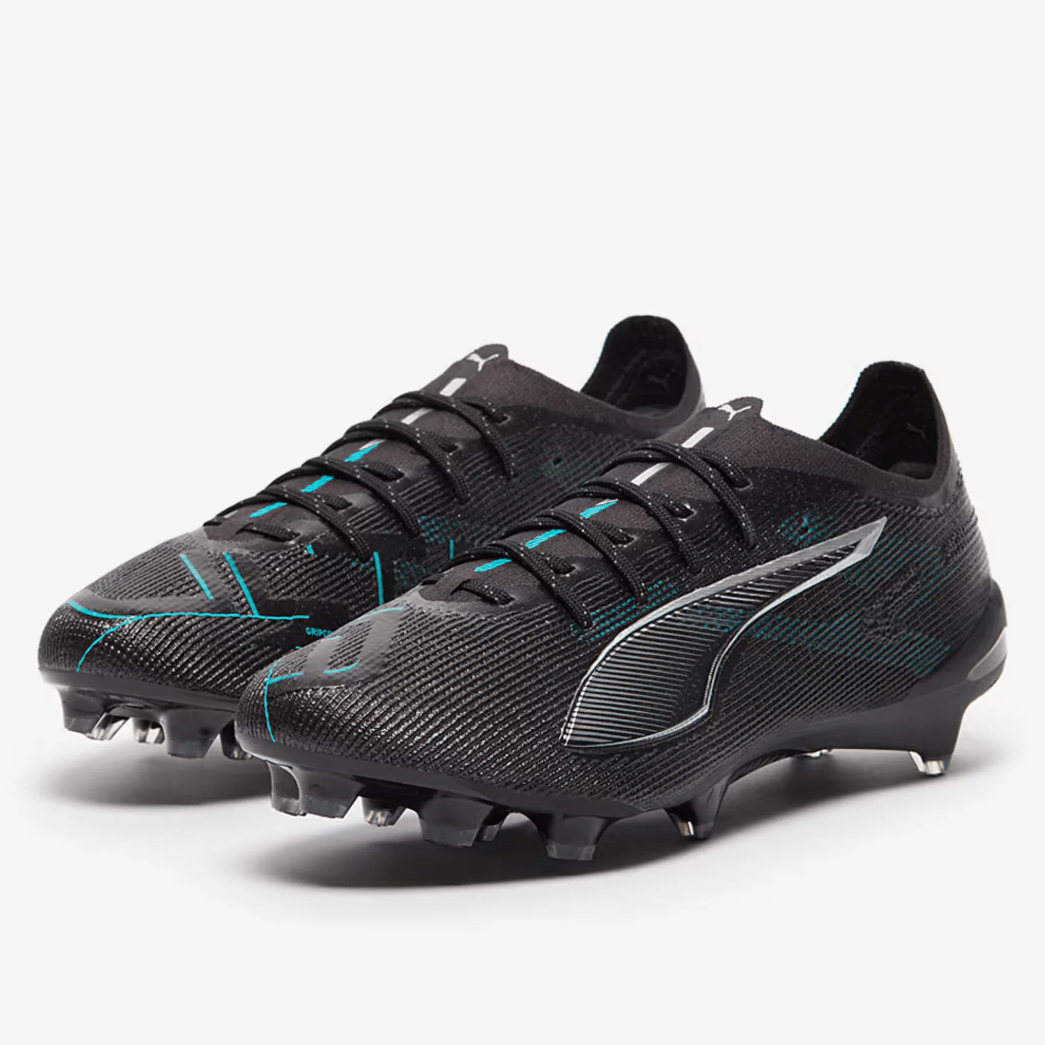 Puma Ultra 5 Ultimate FG Soccer Cleats (Black/Silver/Bright Royal) - Image 3