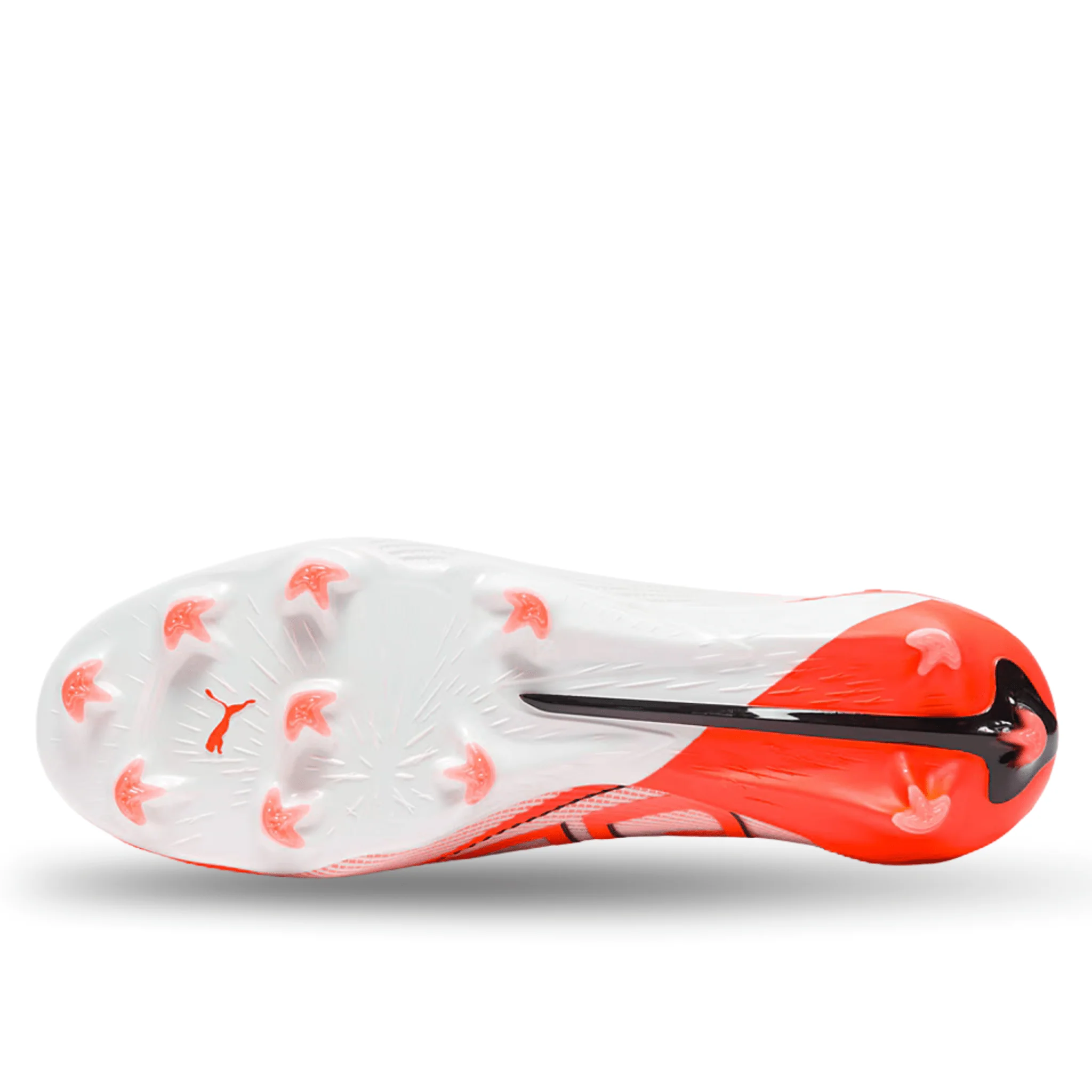 Puma Ultra 5 Ultimate FG Soccer Cleats (Puma White/Puma Black/Red) - Image 2