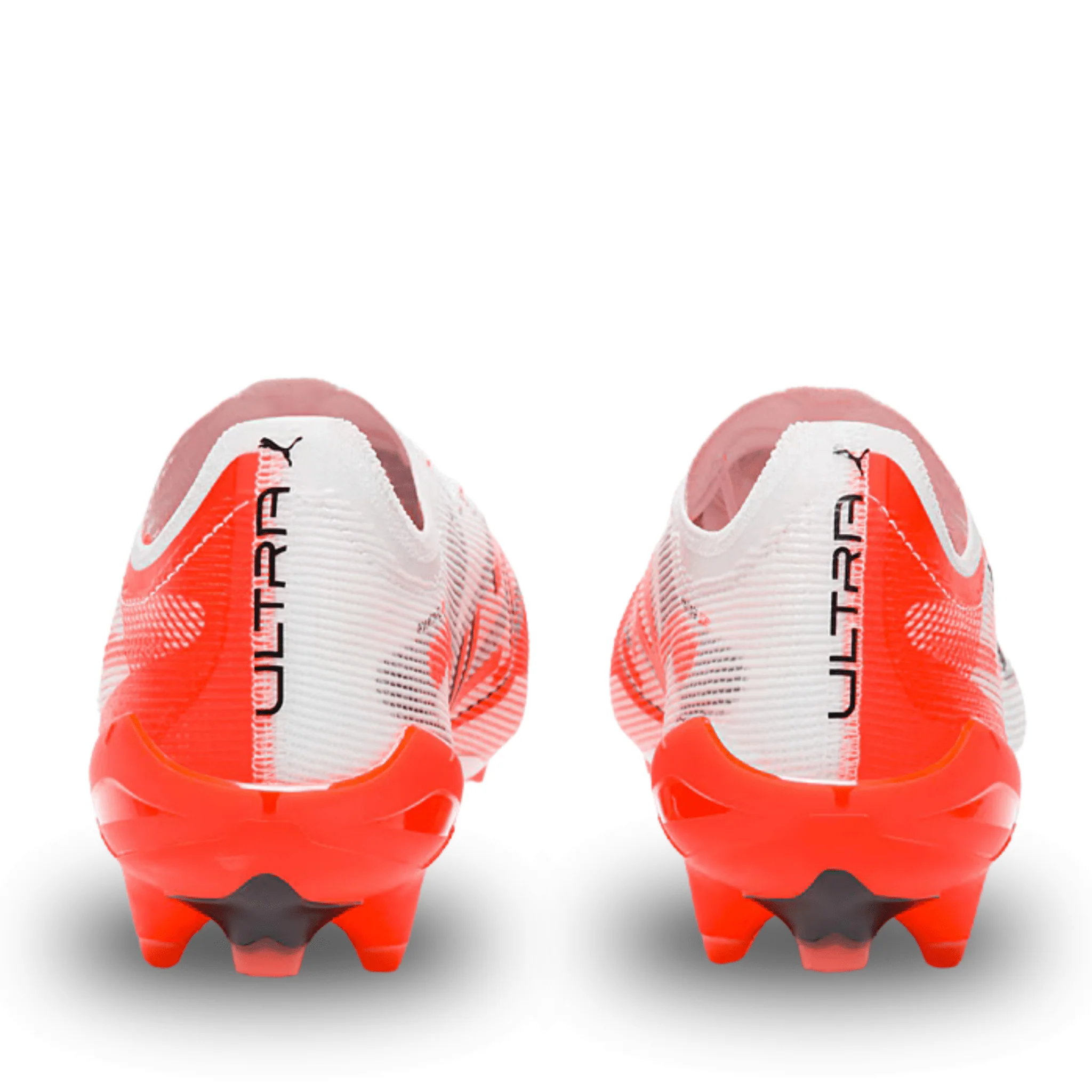 Puma Ultra 5 Ultimate FG Soccer Cleats (Puma White/Puma Black/Red) - Image 4