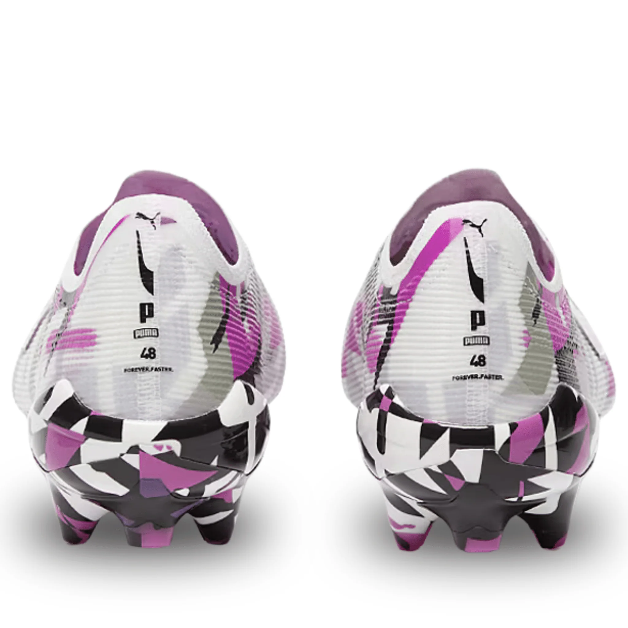 Puma Ultra 5 Ultimate Forever FG Soccer Cleats (White/Magenta/Black) - Image 4