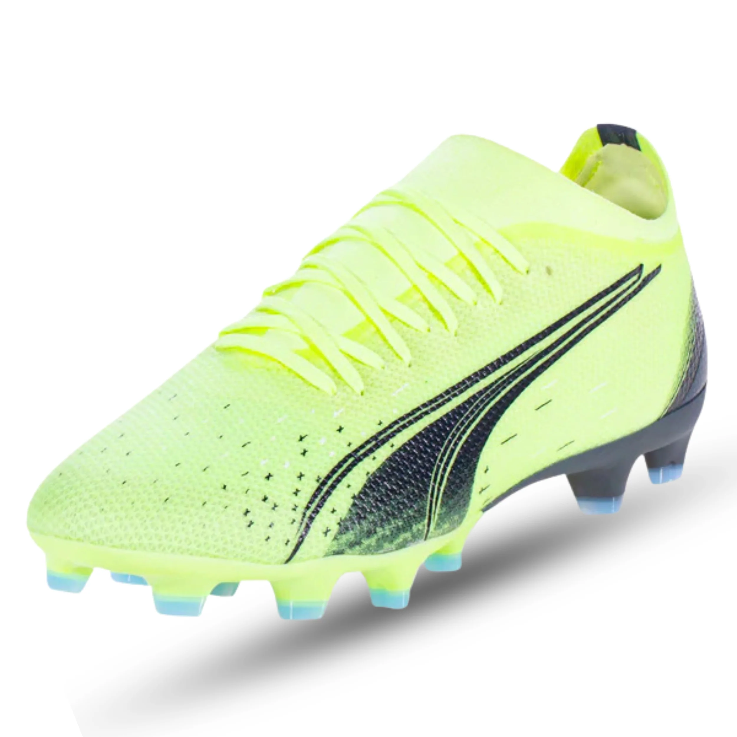 Puma Ultra Match FG/AG Soccer Cleats (Fizzy Light/Parisian Blue) - Image 3