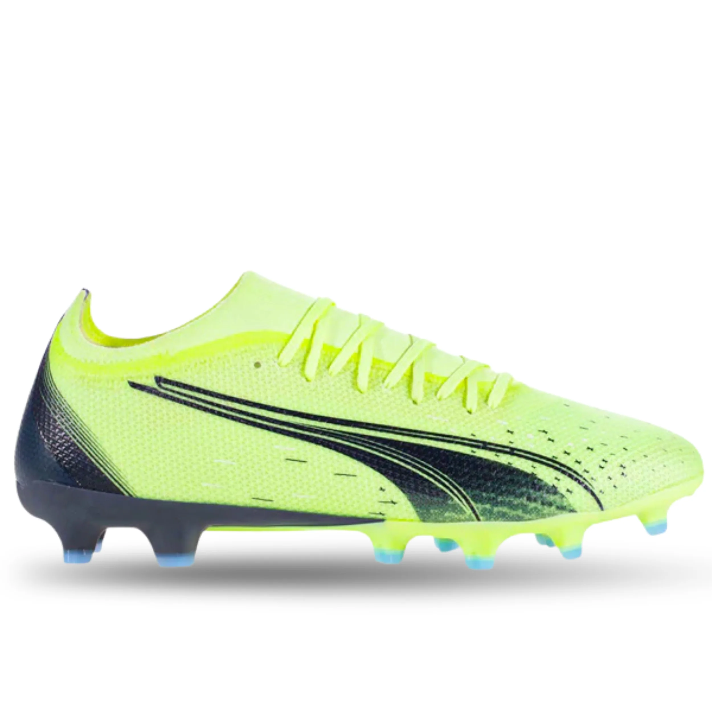 Puma Ultra Match FG/AG Soccer Cleats (Fizzy Light/Parisian Blue) - Image 4