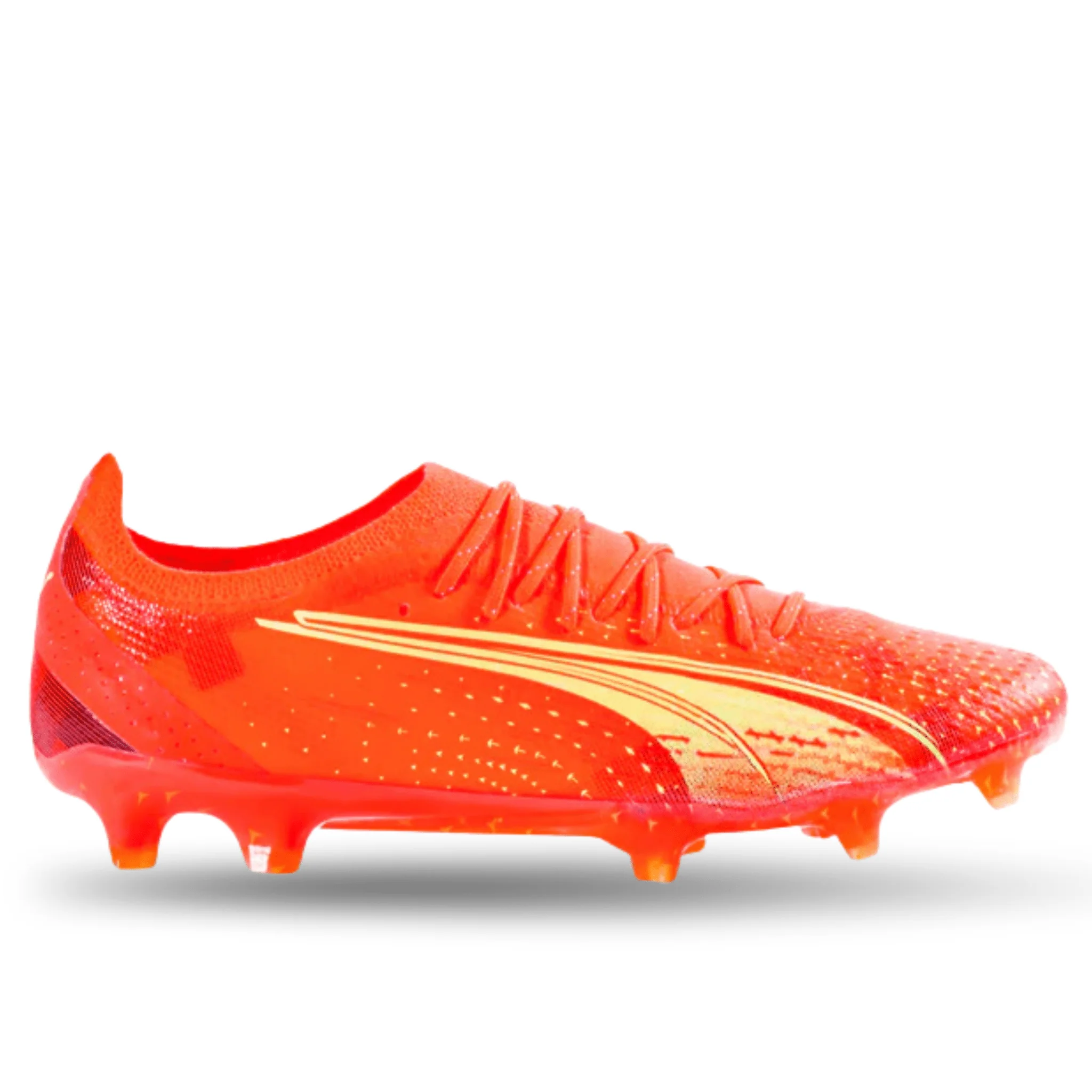 Puma Ultra Ultimate FG/AG Soccer Cleats (Coral/Fizzy Light/Black) - Image 4