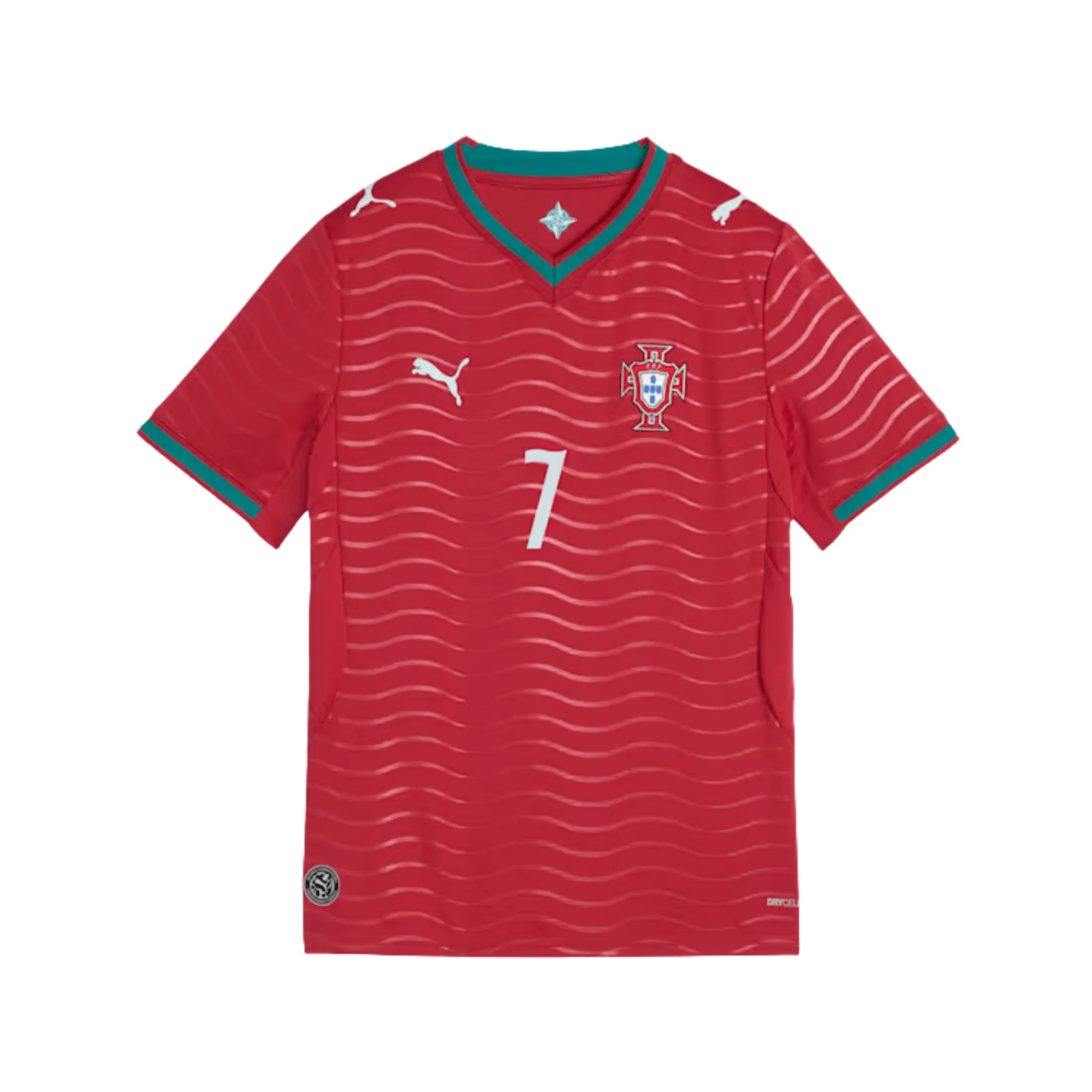 Puma Youth Portugal Cristiano Ronaldo Home Jersey 2026 (Red/Green)* - Image 2