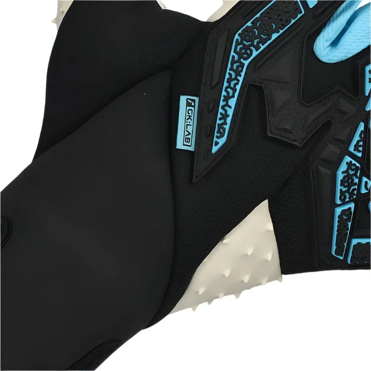 Reusch Attrakt Freegel Speedbump Strapless Goalkeeper Gloves (Black/Bachelor Button) - Image 5