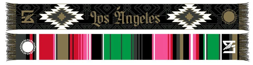 Ruffneck LAFC Zarape Scarf (Black/Multi Color)