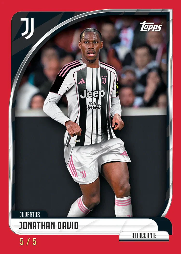 Topps Juventus 25/26 Collectors Tin Set Trading Cards (Black/White) - Image 2