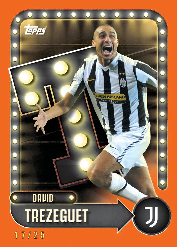 Topps Juventus 25/26 Collectors Tin Set Trading Cards (Black/White) - Image 4