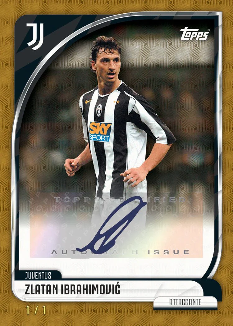 Topps Juventus 25/26 Collectors Tin Set Trading Cards (Black/White) - Image 5