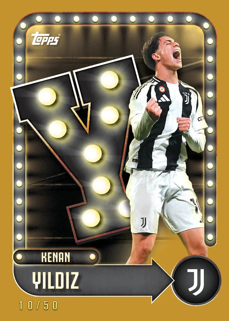 Topps Juventus 25/26 Collectors Tin Set Trading Cards (Black/White) - Image 7