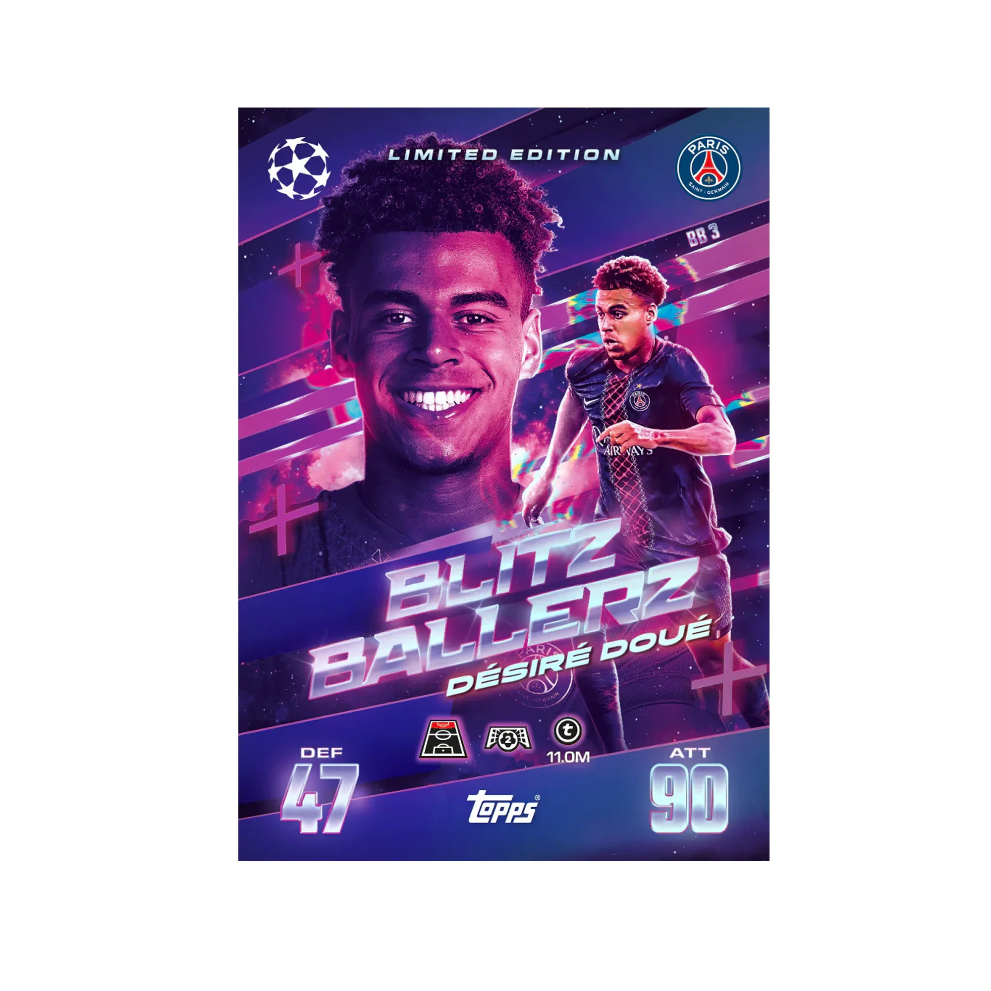 Topps Match Attax Blitz Baller Mega Tin #3 25/26 (45 Cards + 3 Limited Edition) - Image 4