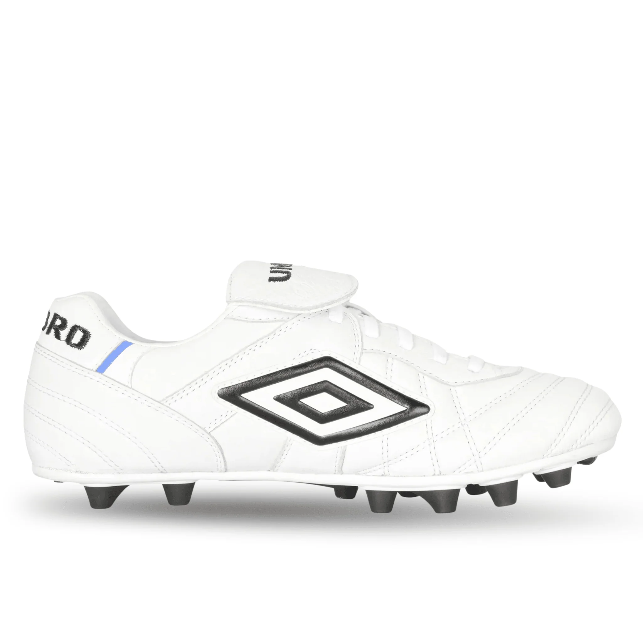 Umbro Speciali Pro 24 FG Soccer Cleats (White/Black/Royal)