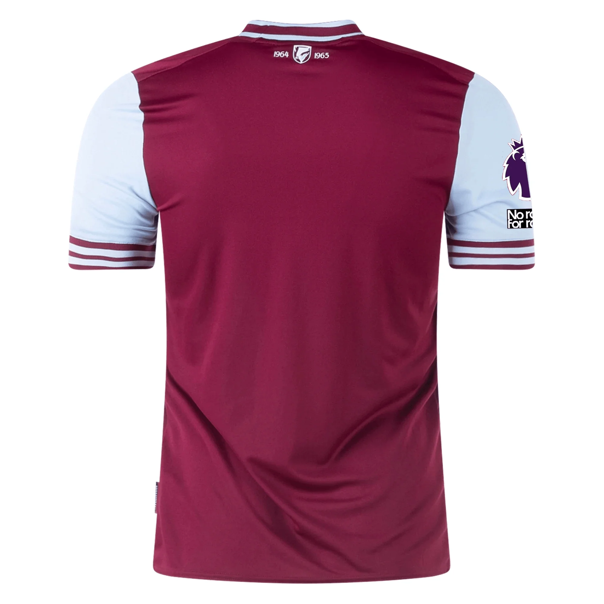 Umbro West Ham Home Jersey w/ EPL + No Room For Racism Patches 24/25 (Maroon/Sky Blue) - Image 2