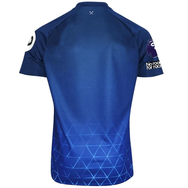 Umbro West Ham Third Jersey w/ EPL + No Room For Racism Patches 23/24 (Navy/Sky Blue) - Image 2