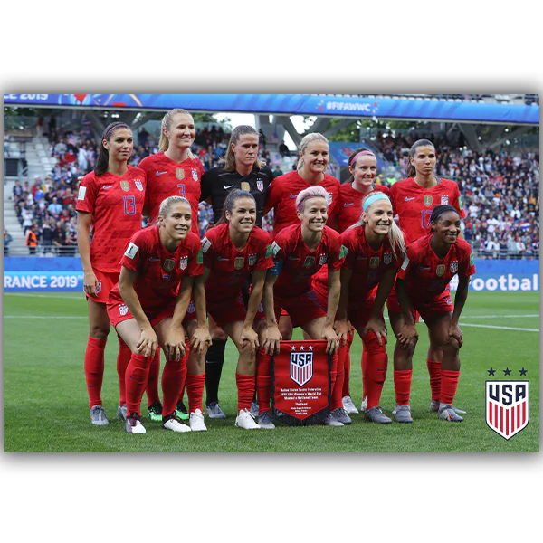 United States Women's 2019 World Cup Squad Poster
